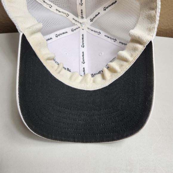TaylorMade Mens Performance Cage Golf Hat in White-Size L - Picture 8 of 10